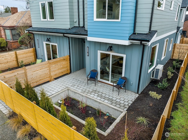 rear view of house featuring a patio area