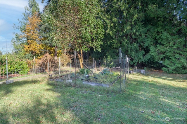 781 Irondale Rd, Port Hadlock, WA 98339 - view of yard featuring a garden and fence