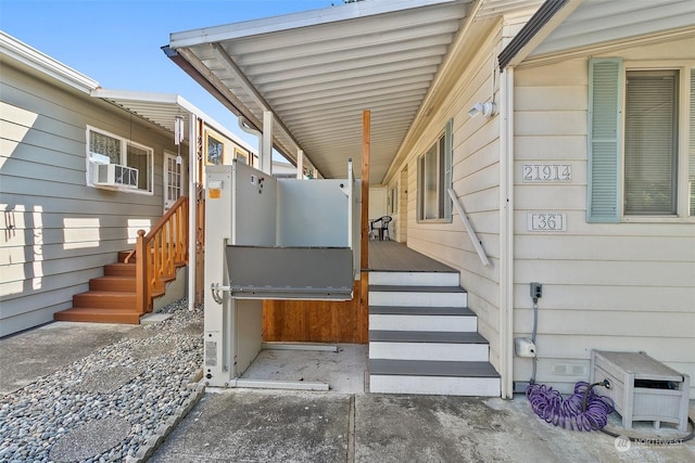 view of entrance to property