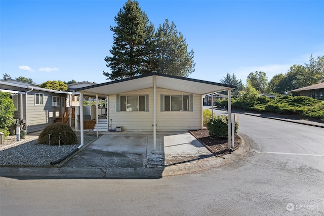 view of front of home