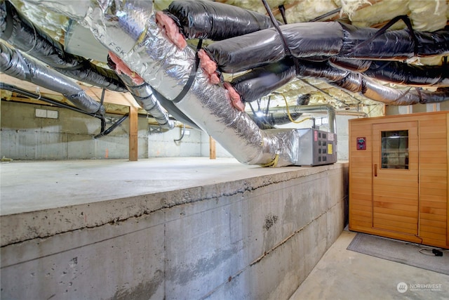 interior space featuring concrete flooring