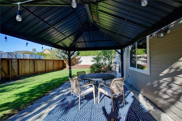 view of patio