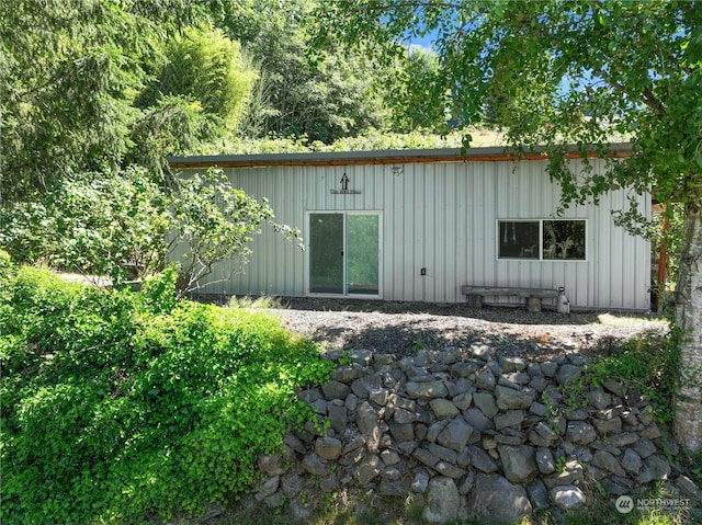 view of outbuilding