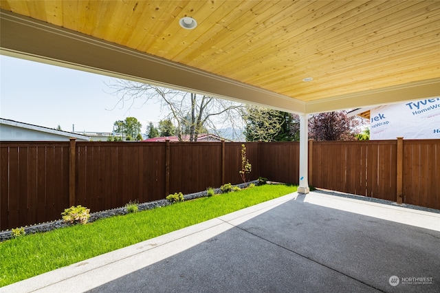 view of patio