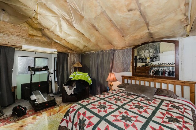 10012 Brush Arbor Ln NW, Seabeck, WA 98380 - bedroom with lofted ceiling