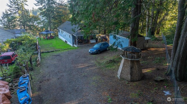 10012 Brush Arbor Ln NW, Seabeck, WA 98380 - view of dirt / gravel driveway