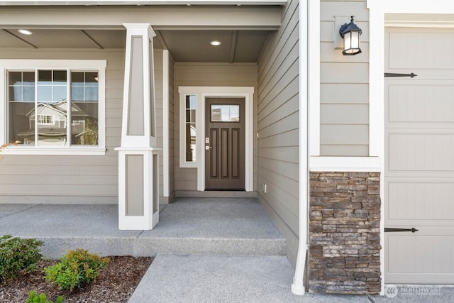 9865 Merrick St SE Unit 384, Yelm, WA 98597 - entrance to property featuring stone siding