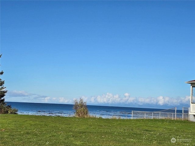 61 Salt Air St, Clallam Bay, WA 98326 - water view featuring fence