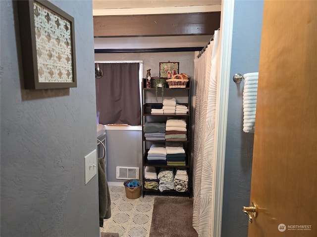 bathroom featuring tile patterned floors