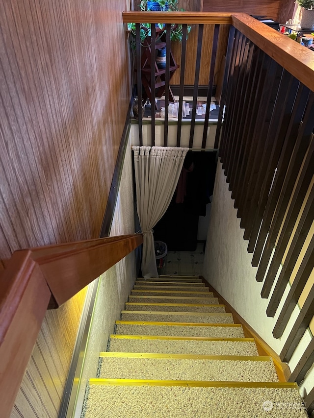 view of staircase