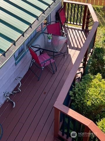 61 Salt Air St, Clallam Bay, WA 98326 - view of wooden deck
