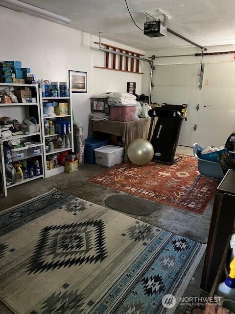 61 Salt Air St, Clallam Bay, WA 98326 - garage featuring a garage door opener