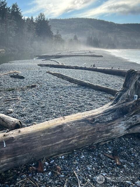 61 Salt Air St, Clallam Bay, WA 98326 - water view with a mountain backdrop