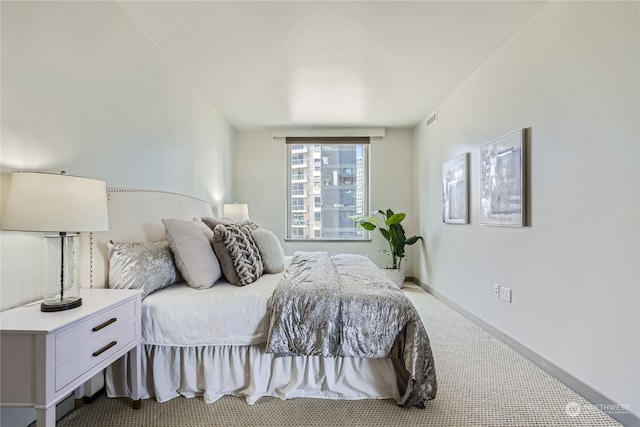 bedroom featuring carpet flooring