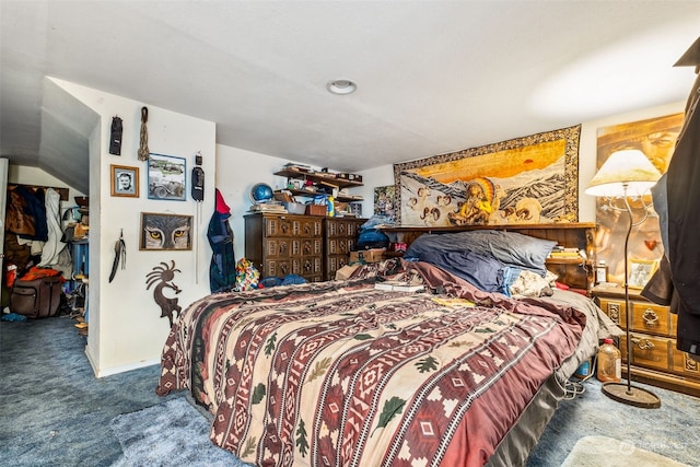 bedroom with carpet floors