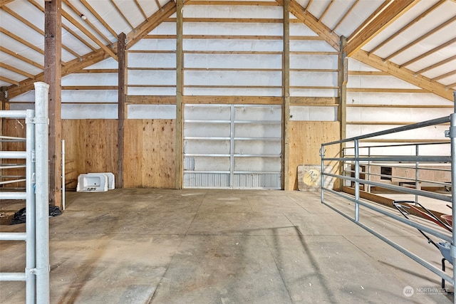 view of horse barn