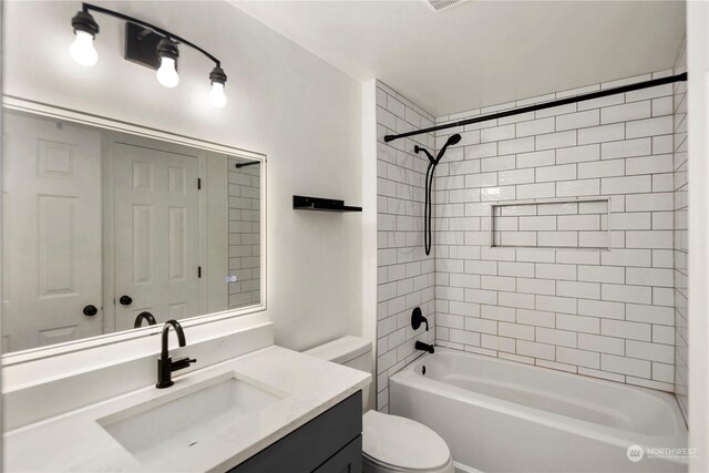 27705 23rd Ave S, Federal Way, WA 98003 - full bath with vanity, toilet, and shower / bathing tub combination