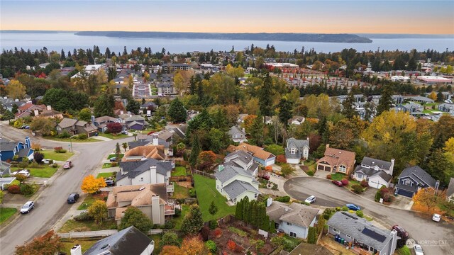 27705 23rd Ave S, Federal Way, WA 98003 - aerial view at dusk with a residential view