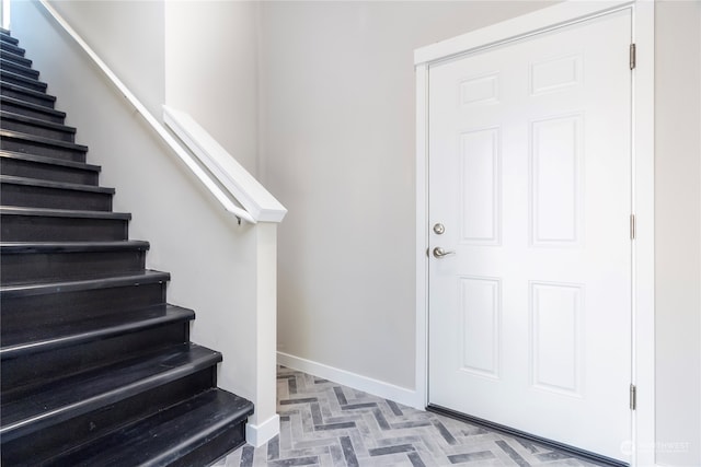 view of foyer entrance