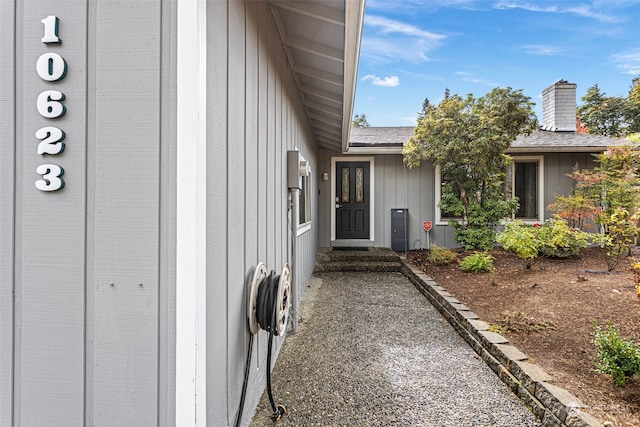 view of entrance to property