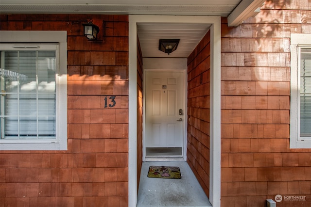 view of property entrance