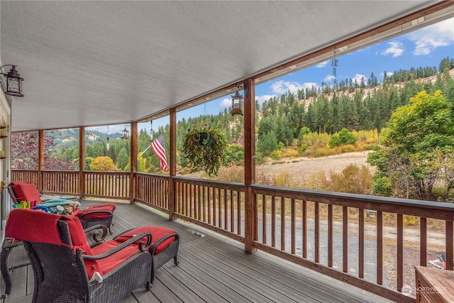 456 Hinthorne Ln, Leavenworth, WA 98826 - view of wooden terrace