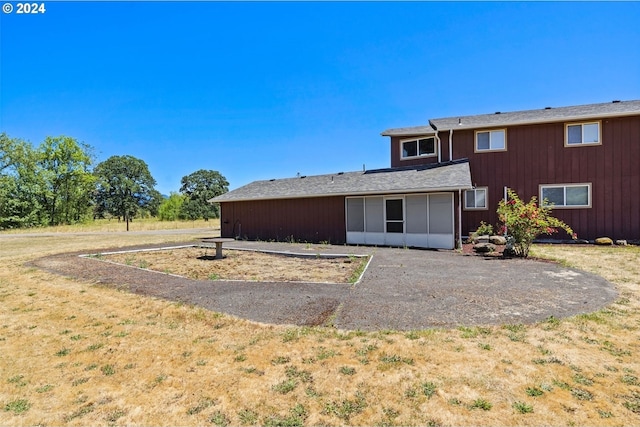 view of back of property