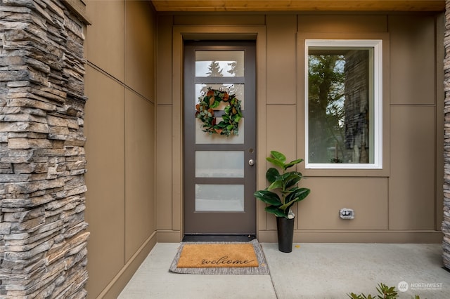 view of entrance to property