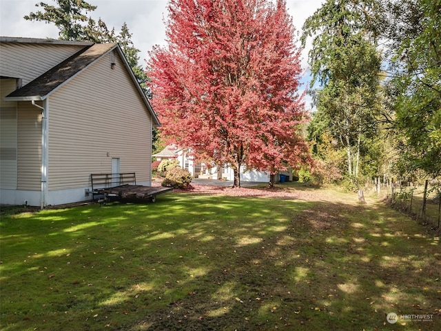 view of yard