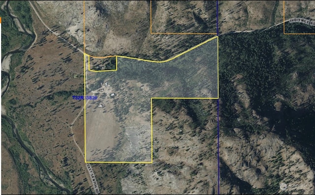 1410 E Sanpoil Rd, Keller, WA 99140 - map / location featuring property parcel outlined