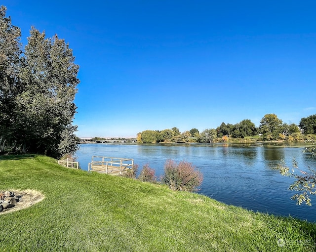 property view of water