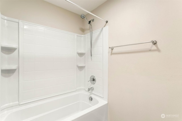 bathroom featuring shower / tub combination