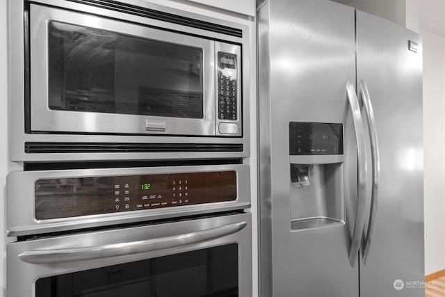 room details featuring stainless steel appliances