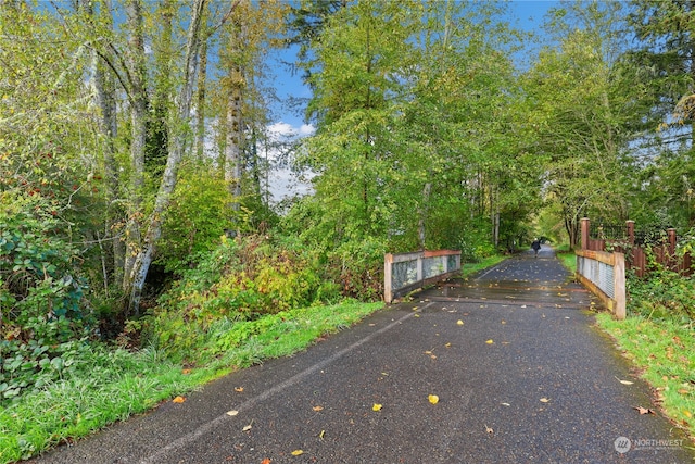 view of road