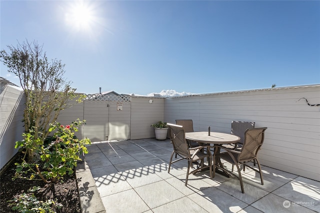 view of patio / terrace