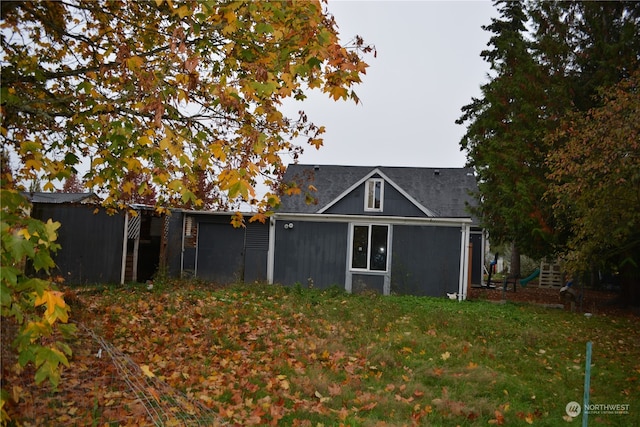 view of back of property