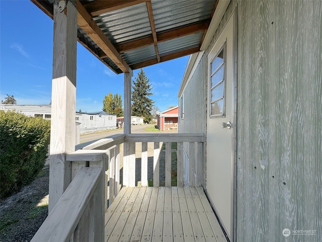 view of deck