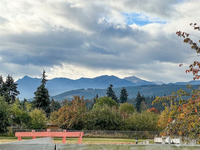 view of mountain feature