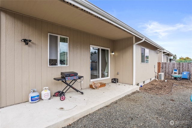 rear view of house featuring a patio area