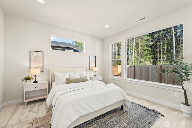 6361LOT257 Great Glen Rd SW, Port Orchard, WA 98367 - bedroom featuring carpet flooring, recessed lighting, baseboards, and visible vents