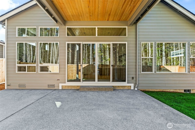 6361LOT257 Great Glen Rd SW, Port Orchard, WA 98367 - rear view of house with a patio area and crawl space