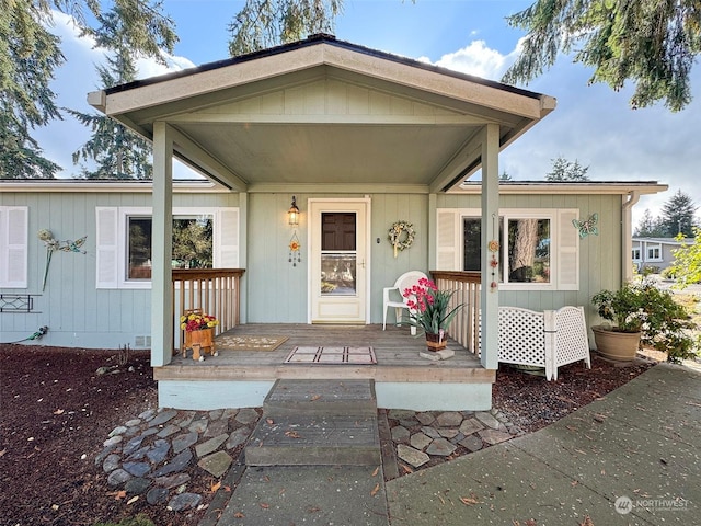 121 Fircrest Dr, Sequim, WA 98382 - view of exterior entry with covered porch