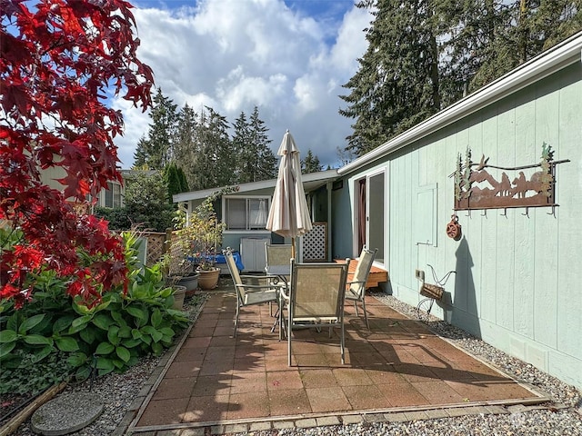 121 Fircrest Dr, Sequim, WA 98382 - view of patio featuring outdoor dining space