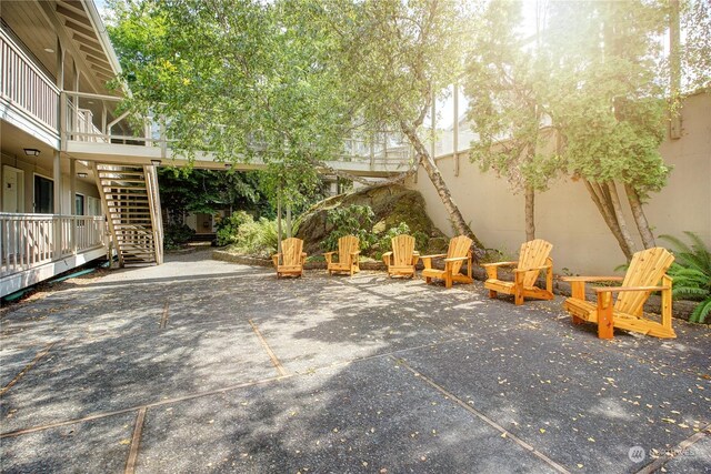 250 Tucker Ave Unit 24, Friday Harbor, WA 98250 - view of patio featuring stairway