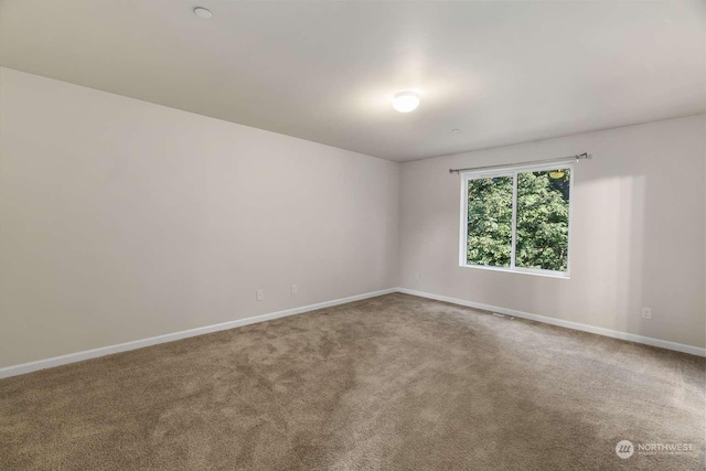 spare room with carpet flooring