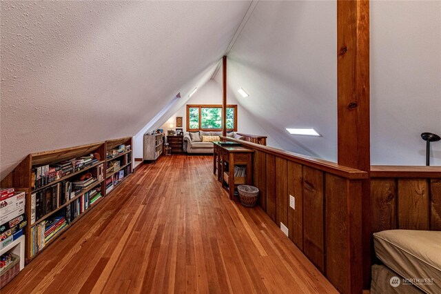 107 Dowans Creek Rd, Forks, WA 98331 - additional living space with hardwood / wood-style floors and vaulted ceiling