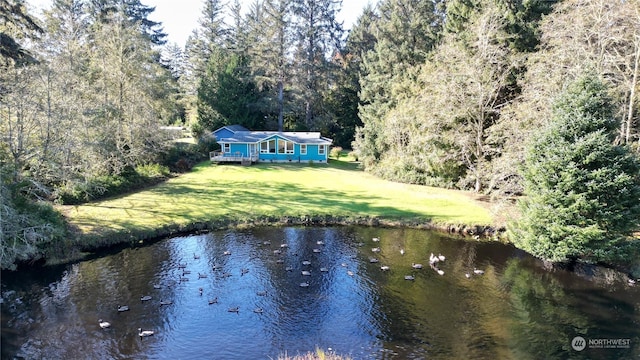 15614 Birch St, Long Beach, WA 98631 - property view of water with a view of trees