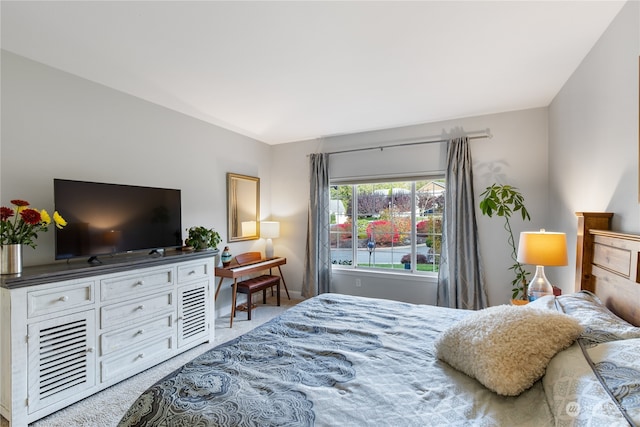 bedroom with carpet flooring