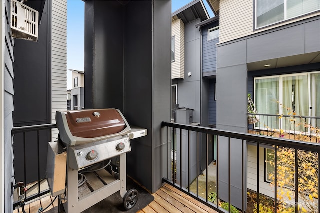 balcony with grilling area