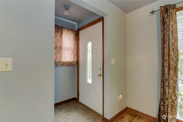 view of entrance foyer